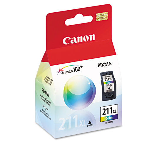 Canon® wholesale. CANON 2975b001 (cl-211xl) High-yield Ink, 349 Page-yield, Tri-color. HSD Wholesale: Janitorial Supplies, Breakroom Supplies, Office Supplies.