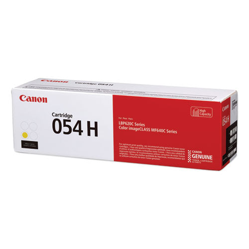 Canon® wholesale. CANON 3025c001 (054h) High-yield Toner, 2,300 Page-yield, Yellow. HSD Wholesale: Janitorial Supplies, Breakroom Supplies, Office Supplies.