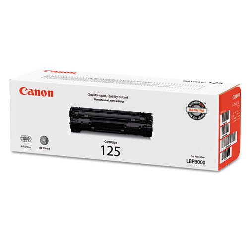 Canon® wholesale. CANON 3484b001 (crg-125) Toner, 1,600 Page-yield, Black. HSD Wholesale: Janitorial Supplies, Breakroom Supplies, Office Supplies.