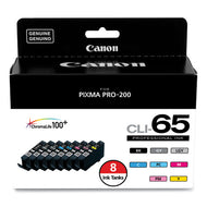 Canon® wholesale. 4215c007 (cli-65) Ink, Black-cyan-gray-light Gray-magenta-photo Cyan-photo Magenta-yellow, 8-pack. HSD Wholesale: Janitorial Supplies, Breakroom Supplies, Office Supplies.