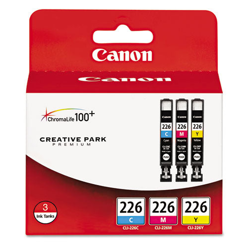 Canon® wholesale. 4547b005 (cli-226) Ink, Cyan-magenta-yellow, 3-pack. HSD Wholesale: Janitorial Supplies, Breakroom Supplies, Office Supplies.