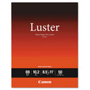 Canon® wholesale. CANON Pro Luster Inkjet Photo Paper, 10.2 Mil, 8.5 X 11, Luster White, 50-pack. HSD Wholesale: Janitorial Supplies, Breakroom Supplies, Office Supplies.