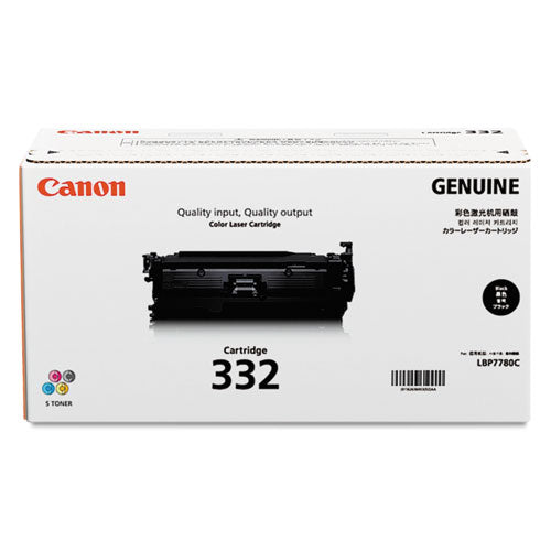 Canon® wholesale. 6264b012 (332ll) Toner, 12,000 Page-yield, Black. HSD Wholesale: Janitorial Supplies, Breakroom Supplies, Office Supplies.