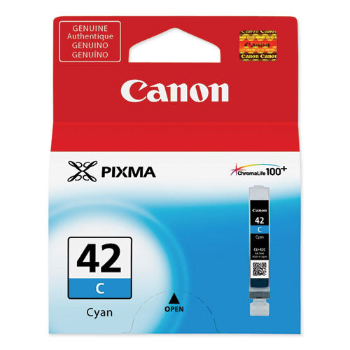 Canon® wholesale. CANON 6385b002 (cli-42) Chromalife100+ Ink, Cyan. HSD Wholesale: Janitorial Supplies, Breakroom Supplies, Office Supplies.