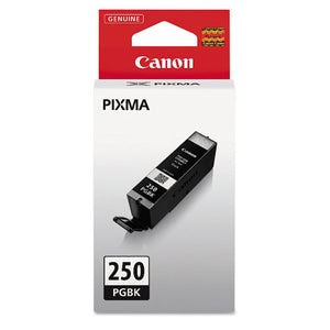 Canon® wholesale. CANON 6497b001 (pgi-250) Chromalife100+ Ink, 300 Page-yield, Black. HSD Wholesale: Janitorial Supplies, Breakroom Supplies, Office Supplies.