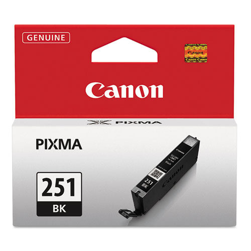 Canon® wholesale. CANON 6513b001 (cli-251) Chromalife100+ Ink, 1,105 Page-yield, Black. HSD Wholesale: Janitorial Supplies, Breakroom Supplies, Office Supplies.