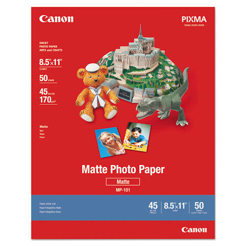 Canon® wholesale. CANON Photo Paper Plus, 8.5 Mil, 8.5 X 11, Matte White, 50-pack. HSD Wholesale: Janitorial Supplies, Breakroom Supplies, Office Supplies.