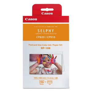 Canon® wholesale. CANON 8568b001 (rp-108) Ink-paper Combo, 50 Page-yield, Tri-color. HSD Wholesale: Janitorial Supplies, Breakroom Supplies, Office Supplies.