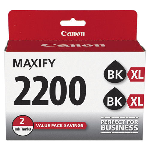 Canon® wholesale. CANON 9255b006 (pgi-2200xl) High-yield Ink, 1,000 Page-yield, Black, 2-pack. HSD Wholesale: Janitorial Supplies, Breakroom Supplies, Office Supplies.