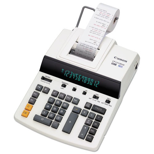 Canon® wholesale. CANON Cp1213diii 12-digit Heavy-duty Commercial Desktop Printing Calculator, 4.8 L-sec. HSD Wholesale: Janitorial Supplies, Breakroom Supplies, Office Supplies.