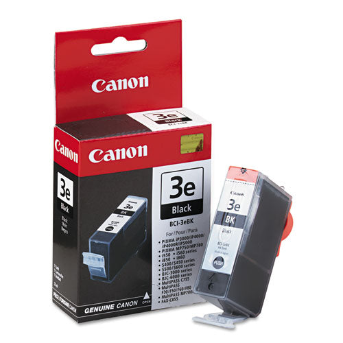 Canon® wholesale. CANON Bci3ebk (bci-3e) Ink, 560 Page-yield, Black. HSD Wholesale: Janitorial Supplies, Breakroom Supplies, Office Supplies.