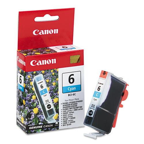 Canon® wholesale. CANON Bci6c (bci-6) Ink, 370 Page-yield, Cyan. HSD Wholesale: Janitorial Supplies, Breakroom Supplies, Office Supplies.