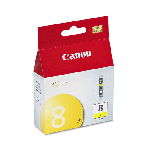 Canon® wholesale. CANON Cli8y (cli-8) Ink, Yellow. HSD Wholesale: Janitorial Supplies, Breakroom Supplies, Office Supplies.