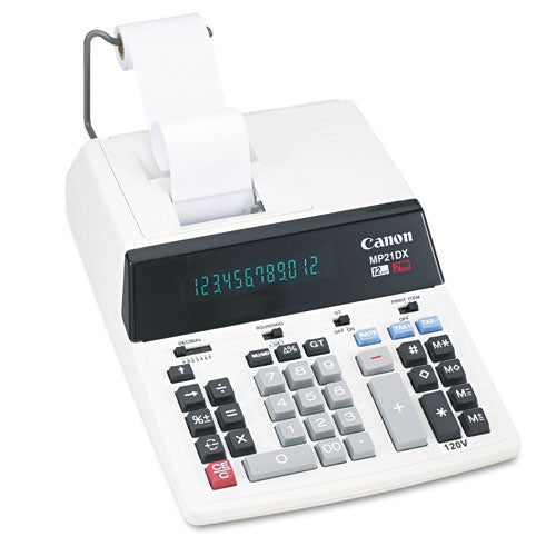 Canon® wholesale. CANON Mp21dx 12-digit Ribbon Printing Calculator, Black-red Print, 3.5 Lines-sec. HSD Wholesale: Janitorial Supplies, Breakroom Supplies, Office Supplies.