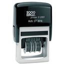 COSCO 2000PLUS® wholesale. Economy Dater, Self-inking, Black. HSD Wholesale: Janitorial Supplies, Breakroom Supplies, Office Supplies.