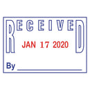 COSCO 2000PLUS® wholesale. Model S 360 Two-color Message Dater, 1.75 X 1, "received", Self-inking, Blue-red. HSD Wholesale: Janitorial Supplies, Breakroom Supplies, Office Supplies.