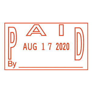 COSCO 2000PLUS® wholesale. Es Dater, Paid + Date, 1 X 1.81, Red. HSD Wholesale: Janitorial Supplies, Breakroom Supplies, Office Supplies.