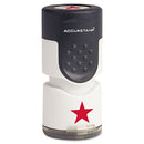 ACCUSTAMP® wholesale. Pre-inked Round Stamp With Microban, Star, 5-8" Dia., Red. HSD Wholesale: Janitorial Supplies, Breakroom Supplies, Office Supplies.