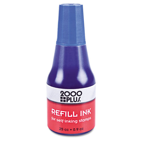 COSCO 2000PLUS® wholesale. Self-inking Refill Ink, Blue, 0.9 Oz. Bottle. HSD Wholesale: Janitorial Supplies, Breakroom Supplies, Office Supplies.