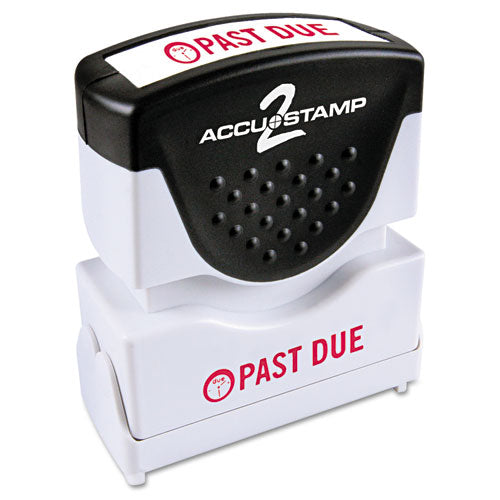 ACCUSTAMP2® wholesale. Pre-inked Shutter Stamp, Red, Past Due, 1 5-8 X 1-2. HSD Wholesale: Janitorial Supplies, Breakroom Supplies, Office Supplies.