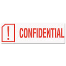 ACCUSTAMP2® wholesale. Pre-inked Shutter Stamp, Red, Confidential, 1 5-8 X 1-2. HSD Wholesale: Janitorial Supplies, Breakroom Supplies, Office Supplies.