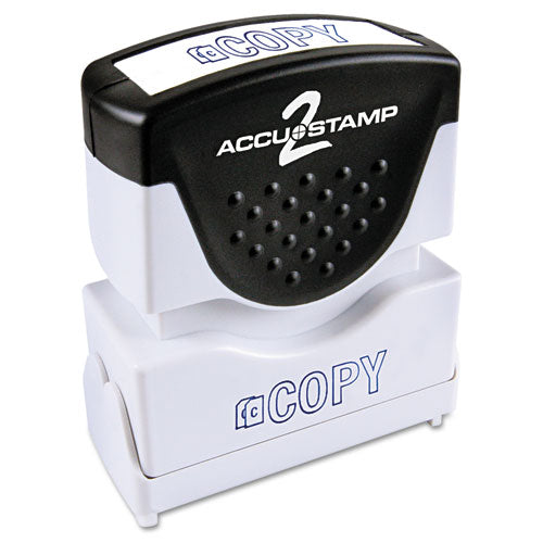 ACCUSTAMP2® wholesale. Pre-inked Shutter Stamp, Blue, Copy, 1 5-8 X 1-2. HSD Wholesale: Janitorial Supplies, Breakroom Supplies, Office Supplies.