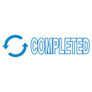 ACCUSTAMP2® wholesale. Pre-inked Shutter Stamp, Blue, Completed, 1 5-8 X 1-2. HSD Wholesale: Janitorial Supplies, Breakroom Supplies, Office Supplies.