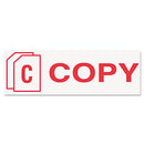 ACCUSTAMP2® wholesale. Pre-inked Shutter Stamp, Red, Copy, 1 5-8 X 1-2. HSD Wholesale: Janitorial Supplies, Breakroom Supplies, Office Supplies.