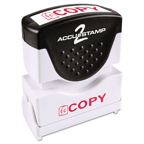 ACCUSTAMP2® wholesale. Pre-inked Shutter Stamp, Red, Copy, 1 5-8 X 1-2. HSD Wholesale: Janitorial Supplies, Breakroom Supplies, Office Supplies.