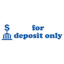 ACCUSTAMP2® wholesale. Pre-inked Shutter Stamp, Blue, For Deposit Only, 1 5-8 X 1-2. HSD Wholesale: Janitorial Supplies, Breakroom Supplies, Office Supplies.