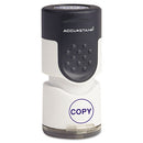 ACCUSTAMP® wholesale. Pre-inked Round Stamp, Copy, 5-8" Dia, Blue. HSD Wholesale: Janitorial Supplies, Breakroom Supplies, Office Supplies.