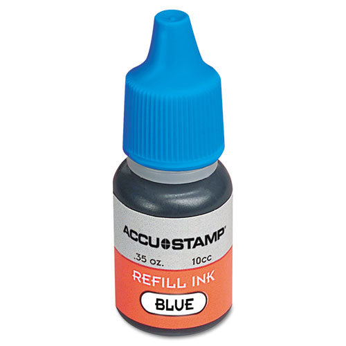 COSCO wholesale. Accu-stamp Gel Ink Refill, Blue, 0.35 Oz Bottle. HSD Wholesale: Janitorial Supplies, Breakroom Supplies, Office Supplies.