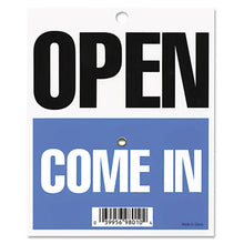 Load image into Gallery viewer, COSCO wholesale. Will Return Later Sign, 5&quot; X 6&quot;, Blue. HSD Wholesale: Janitorial Supplies, Breakroom Supplies, Office Supplies.