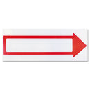 COSCO wholesale. Stake Sign, 6 X 17, Blank White With Printed Red Arrow. HSD Wholesale: Janitorial Supplies, Breakroom Supplies, Office Supplies.