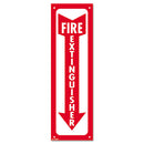 COSCO wholesale. Glow-in-the-dark Safety Sign, Fire Extinguisher, 4 X 13, Red. HSD Wholesale: Janitorial Supplies, Breakroom Supplies, Office Supplies.