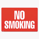 COSCO wholesale. Two-sided Signs, No Smoking-no Fumar, 8 X 12, Red. HSD Wholesale: Janitorial Supplies, Breakroom Supplies, Office Supplies.