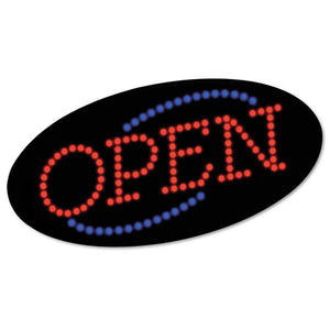 COSCO wholesale. Led Open Sign, 10 1-2: X 20 1-8", Red And Blue Graphics. HSD Wholesale: Janitorial Supplies, Breakroom Supplies, Office Supplies.