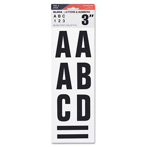 COSCO wholesale. Letters, Numbers And Symbols, Adhesive, 3", Black, 64 Characters. HSD Wholesale: Janitorial Supplies, Breakroom Supplies, Office Supplies.