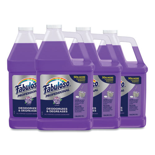 Fabuloso® wholesale. Fabuloso® All-purpose Cleaner, Lavender Scent, 1 Gal Bottle, 4-carton. HSD Wholesale: Janitorial Supplies, Breakroom Supplies, Office Supplies.