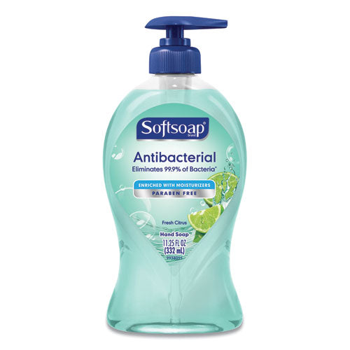Softsoap® wholesale. Antibacterial Hand Soap, Fresh Citrus, 11.25 Oz Pump Bottle, 6-carton. HSD Wholesale: Janitorial Supplies, Breakroom Supplies, Office Supplies.