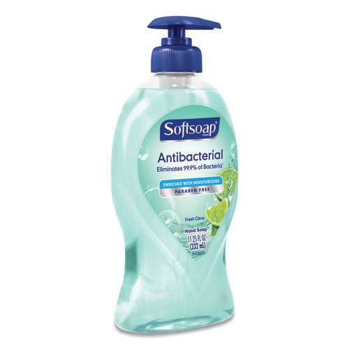 Softsoap® wholesale. Antibacterial Hand Soap, Fresh Citrus, 11.25 Oz Pump Bottle, 6-carton. HSD Wholesale: Janitorial Supplies, Breakroom Supplies, Office Supplies.