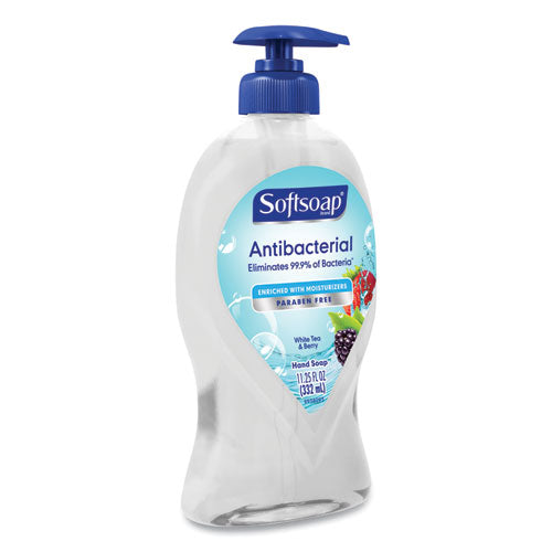 Softsoap® wholesale. Antibacterial Hand Soap, White Tea And Berry Fusion, 11.25 Oz Pump Bottle, 6-carton. HSD Wholesale: Janitorial Supplies, Breakroom Supplies, Office Supplies.