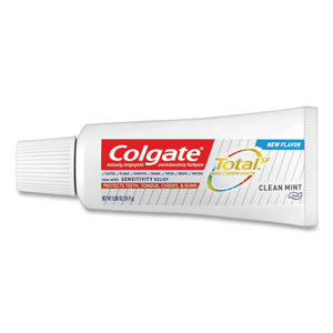 Colgate® wholesale. Colgate Total Toothpaste, Coolmint, 0.88 Oz, 24-carton. HSD Wholesale: Janitorial Supplies, Breakroom Supplies, Office Supplies.