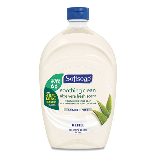 Softsoap® wholesale. Moisturizing Hand Soap Refill With Aloe, Fresh, 50 Oz. HSD Wholesale: Janitorial Supplies, Breakroom Supplies, Office Supplies.
