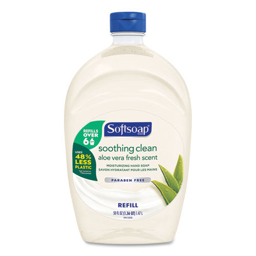 Softsoap® wholesale. Moisturizing Hand Soap Refill With Aloe, Fresh, 50 Oz, 6-carton. HSD Wholesale: Janitorial Supplies, Breakroom Supplies, Office Supplies.