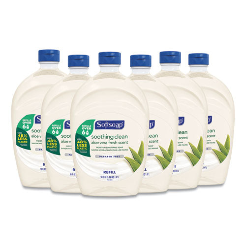 Softsoap® wholesale. Moisturizing Hand Soap Refill With Aloe, Fresh, 50 Oz, 6-carton. HSD Wholesale: Janitorial Supplies, Breakroom Supplies, Office Supplies.