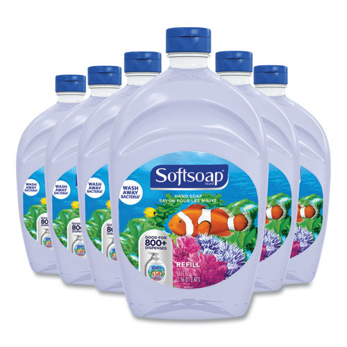 Softsoap® wholesale. Liquid Hand Soap Refills, Fresh, 50 Oz, 6-carton. HSD Wholesale: Janitorial Supplies, Breakroom Supplies, Office Supplies.