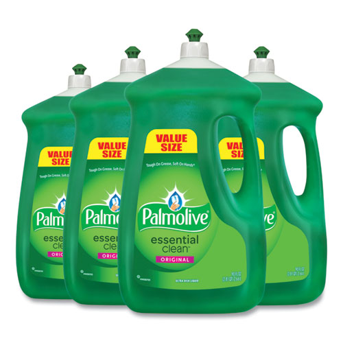 Palmolive® wholesale. Dishwashing Liquid, Original Scent, Green, 90 Oz Bottle, 4-carton. HSD Wholesale: Janitorial Supplies, Breakroom Supplies, Office Supplies.