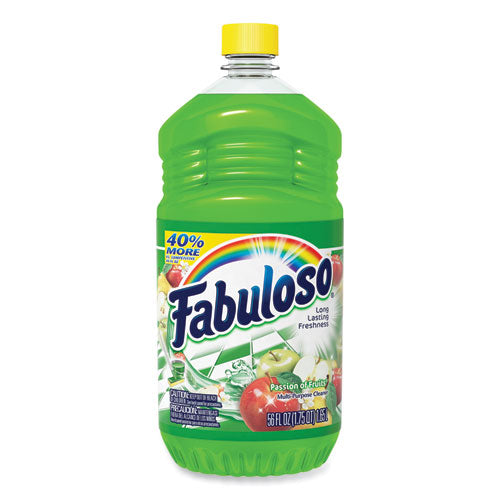 Fabuloso® wholesale. Fabuloso® Multi-use Cleaner, Passion Fruit Scent, 56 Oz, Bottle, 6-carton. HSD Wholesale: Janitorial Supplies, Breakroom Supplies, Office Supplies.