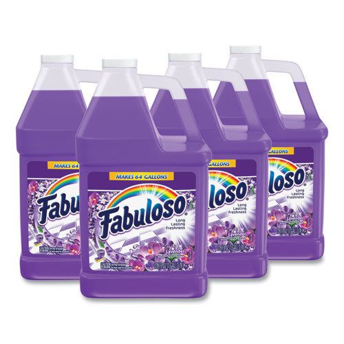 Fabuloso® wholesale. Fabuloso® Multi-use Cleaner, Lavender Scent, 1 Gal Bottle, 4-carton. HSD Wholesale: Janitorial Supplies, Breakroom Supplies, Office Supplies.